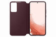 Samsung Galaxy S22+ Smart Clear View Case Cover Burgundy Purple - LX2001 - Homewares, Outdoor, Phone Accessories, Cases, Speakers, Headphones + More -