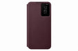 Samsung Galaxy S22+ Smart Clear View Case Cover Burgundy Purple - LX2001 - Homewares, Outdoor, Phone Accessories, Cases, Speakers, Headphones + More -