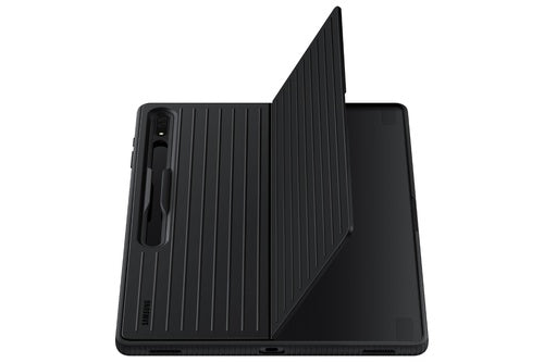Samsung Tab S8 Protective Standing Cover Case Black