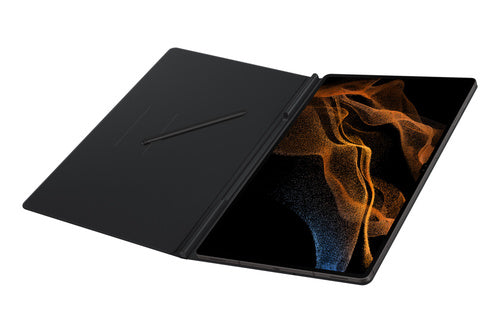 Samsung Tab S8 Ultra Book Cover Case Black
