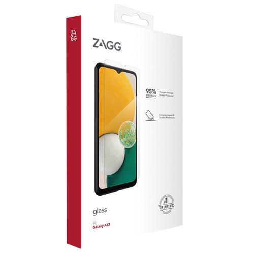 ZAGG Samsung A13 Glass+ Glass Screen Protector Clear