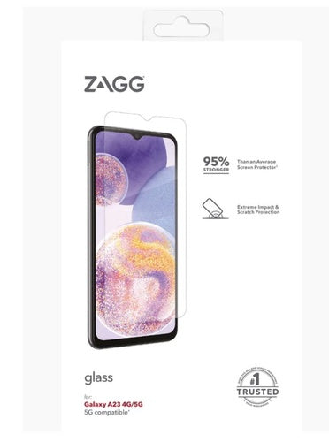 ZAGG Samsung A23 Glass+ Glass Screen Protector Clear