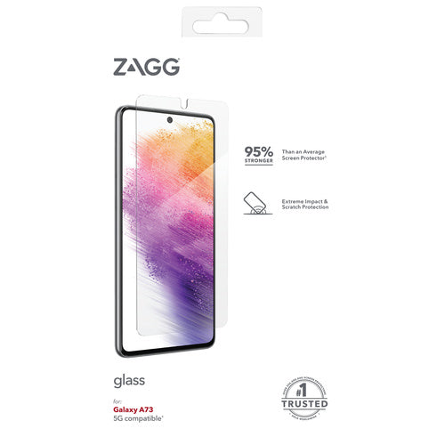 ZAGG Samsung A73 Glass+ Glass Screen Protector Clear