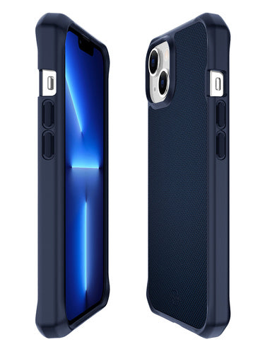 ITSKINS iPhone 14 Plus MagSafe Case Ballistic Dark Blue