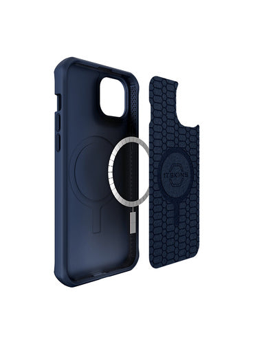 ITSKINS iPhone 14 Case MagSafe Ballistic Dark Blue