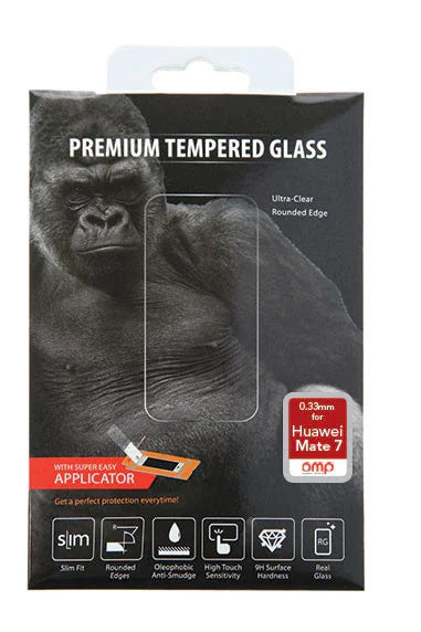 OMP HUAWEI Mate 7 Tempered Glass Screen Protector M9970 2 - LX2001 - Homewares, Outdoor, Phone Accessories, Cases, Speakers, Headphones + More -