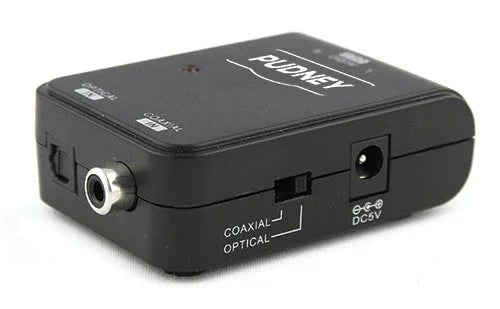 Pudney Tosslink Fibre Optic Audio To Stereo Rca Converter - LX2001 - Homewares, Outdoor, Phone Accessories, Cases, Speakers, Headphones + More -
