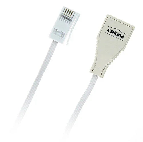 Pudney Nz Phone Cord Plug To Socket 6 Metres - LX2001 - Homewares, Outdoor, Phone Accessories, Cases, Speakers, Headphones + More -