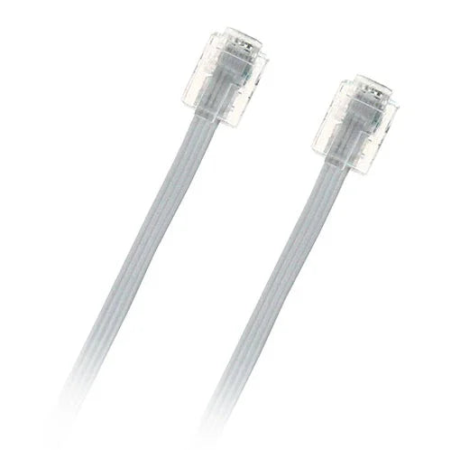 Pudney Rj11 Modular Plug To Plug 2 Metres - LX2001 - Homewares, Outdoor, Phone Accessories, Cases, Speakers, Headphones + More -