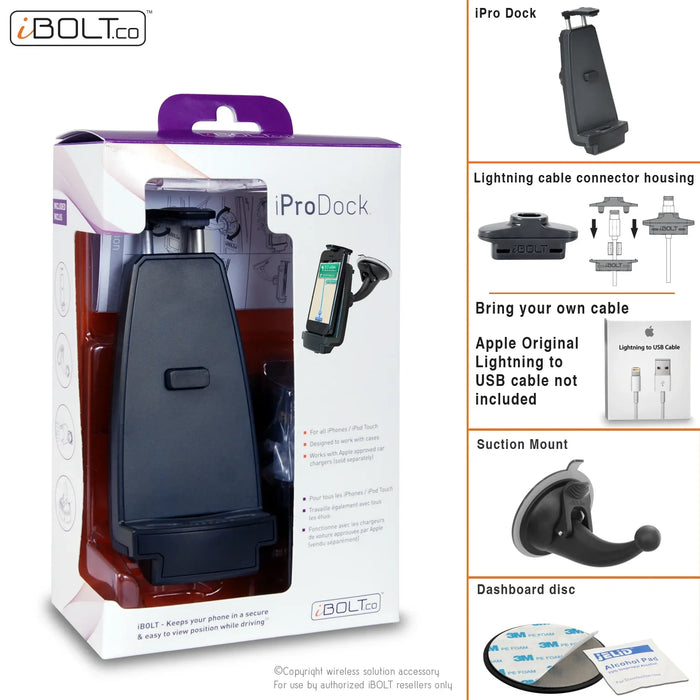iBOLT iProDock forApple iPhone SE / 5 / 5S IBA-33430 - LX2001 - Homewares, Outdoor, Phone Accessories, Cases, Speakers, Headphones + More -