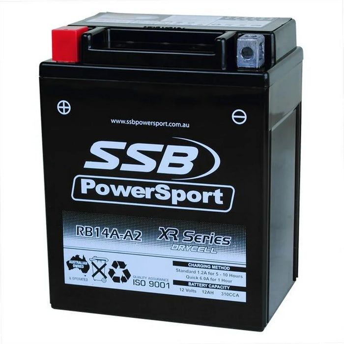 Motorcycle motorbike battery (YB14A-A2) AGM 12V 12AH 310CCA BY SSB - LX2001 - Homewares, Outdoor, Phone Accessories, Cases, Speakers, Headphones + More -