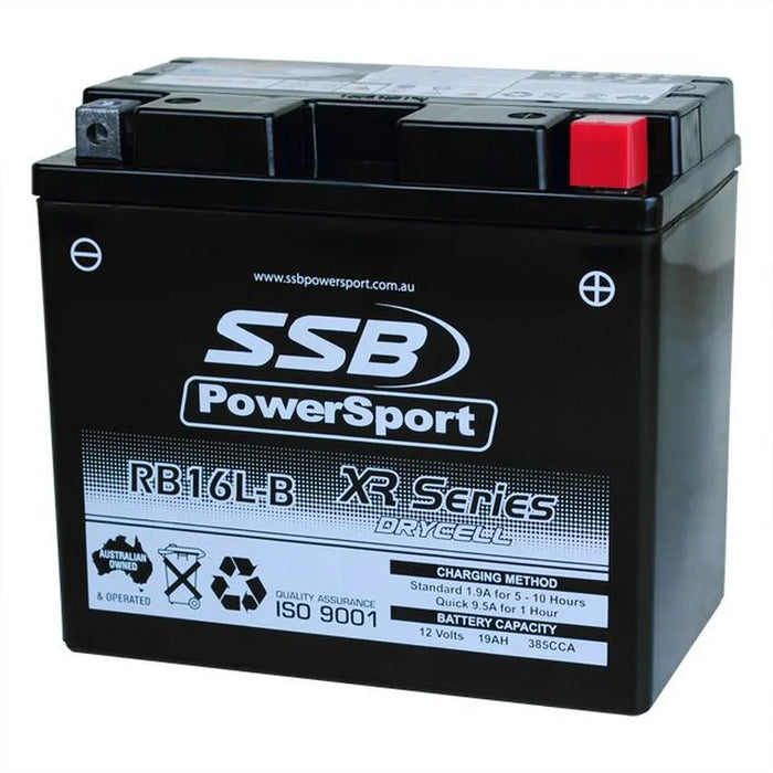 Motorcycle motorbike battery (YB16L-B) AGM 12V 19AH 385CCA BY SSB - LX2001 - Homewares, Outdoor, Phone Accessories, Cases, Speakers, Headphones + More -