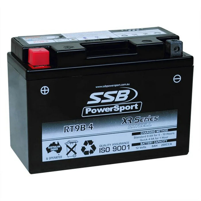 Motorcycle And Powersports Battery (Yt9B-4) Agm 12V 0.8Sah 200Cca By Ssb High Performance - LX2001 - Homewares, Outdoor, Phone Accessories, Cases, Speakers, Headphones + More -
