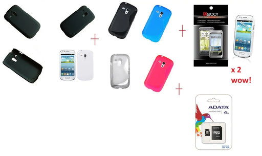 Samsung Galaxy S3 Mini Hard Gel Case 4GB MicroSD - LX2001 - Homewares, Outdoor, Phone Accessories, Cases, Speakers, Headphones + More -