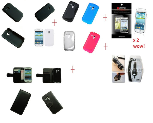 Samsung Galaxy S3 Mini I8190 Leather Gel Hard Charger - LX2001 - Homewares, Outdoor, Phone Accessories, Cases, Speakers, Headphones + More -