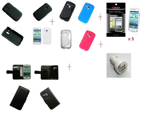 Samsung Galaxy S3 Mini Leather Gel Hard Dual USB Car Charger - LX2001 - Homewares, Outdoor, Phone Accessories, Cases, Speakers, Headphones + More -