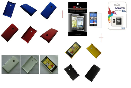 Nokia Lumia 520 Case 16GB MicroSD Memory Card Screen Protector - LX2001 - Homewares, Outdoor, Phone Accessories, Cases, Speakers, Headphones + More -
