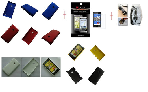 Nokia Lumia 520 Hard Rubber Case Car Charger SP - LX2001 - Homewares, Outdoor, Phone Accessories, Cases, Speakers, Headphones + More -