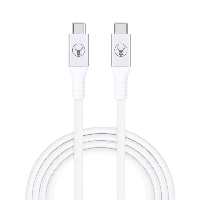 Bonelk USB-C to USB-C Long-Life Cable 20Gbps /240W - 2 metre (White)