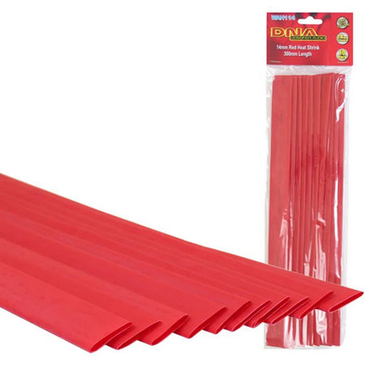 DNA HEATSHRINK 14MM RED (10 PACK) - LX2001 - Homewares, Outdoor, Phone Accessories, Cases, Speakers, Headphones + More -