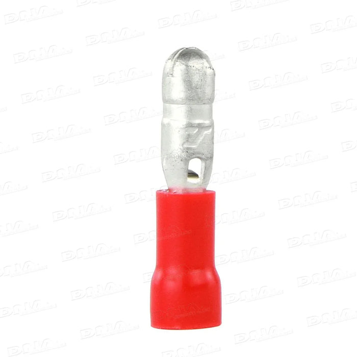 Red Male Bullet Terminals 4Mm - Pack Of 100 - LX2001 - Homewares, Outdoor, Phone Accessories, Cases, Speakers, Headphones + More -