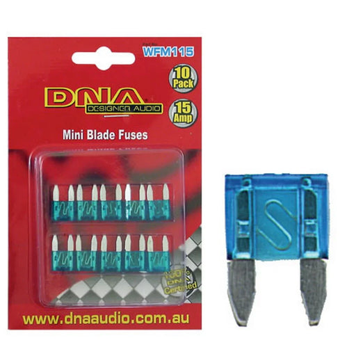 DNA BLADE FUSES MINI 15 AMP FUSE ATM (10 PACK) - LX2001 - Homewares, Outdoor, Phone Accessories, Cases, Speakers, Headphones + More -