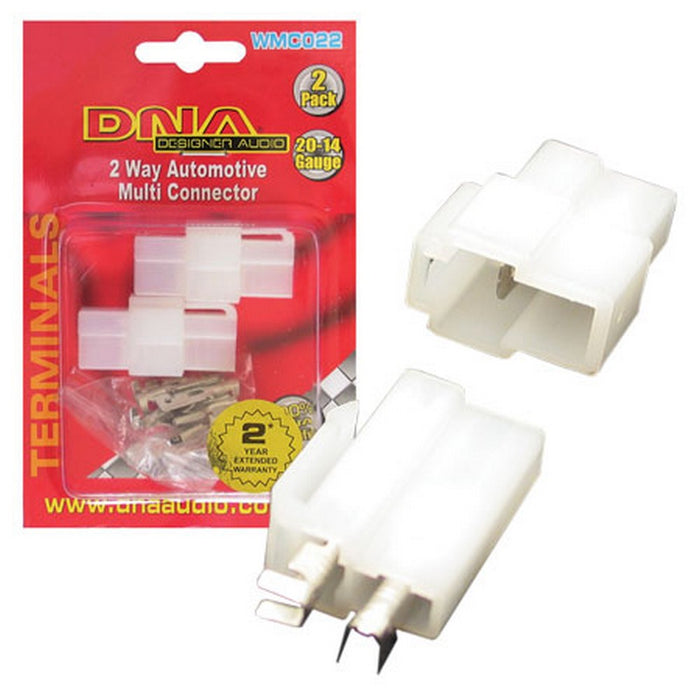 DNA CONNECTOR 2 WAY T PLUG AND SOCKET WITH PINS